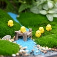 thumbnail image 4 of Rvaymup 5pcs Cute Yellow Chick Mini Figurines Ornaments for Craft Projects and Decors, 4 of 12
