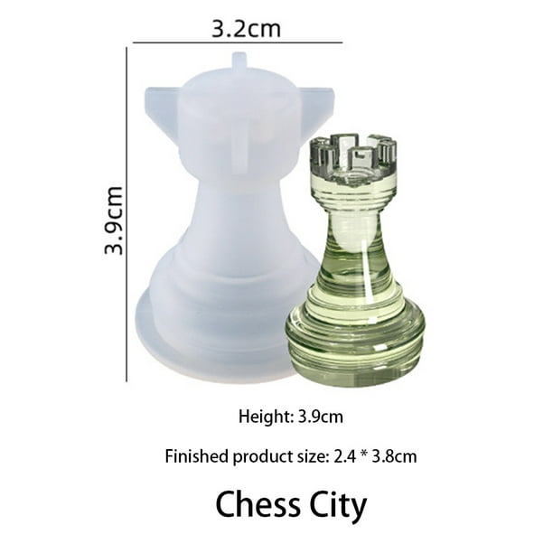 NOT AS LONG diy glue mold three-dimensional chess silicone mold