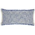 thumbnail image 2 of Nourison Life Styles Blue Decorative Throw Pillow , 14"X30", 2 of 5
