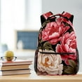 thumbnail image 5 of Peony Backpack Lightweight Bookbag Travel Rucksack Laptop Daypack for Women Men, 5 of 6