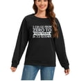 thumbnail image 4 of Gibobby Sudadera de mujer Sudadera de manga larga con cuello redondo para mujer(Negro,M), 4 of 5