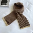 thumbnail image 5 of Kids Knitted Scarf Fashion Solid Color Toddler Soft Warm Scarves, 5 of 5