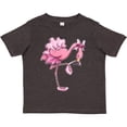 thumbnail image 3 of Inktastic Flamingo Ballerina in Tutu and Ballet Toe Shoes Boys or Girls Toddler T-Shirt, 3 of 5