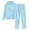 Light Blue, variant on hotojiny Women's Sweatsuits 2 Piece Lounge Sets Solid Hoodie Sweatshirt with Cargo Pants Set Tracksuit Casual Travel Outfits