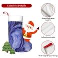 thumbnail image 5 of Flannel Christmas Stocking 17.7×11×7in Soft And Light Touch Good Socks Splicing Design Can Be Used For Hanging Blueviolet Marble_3, 5 of 8