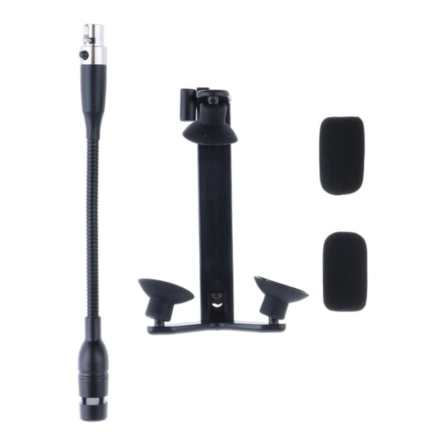 Mini micrófono de micrófono de micrófono de micrófono de micrófono de micrófono de instrumento con clip para grabación de transmisión , 4 Pin Para 4 pin para