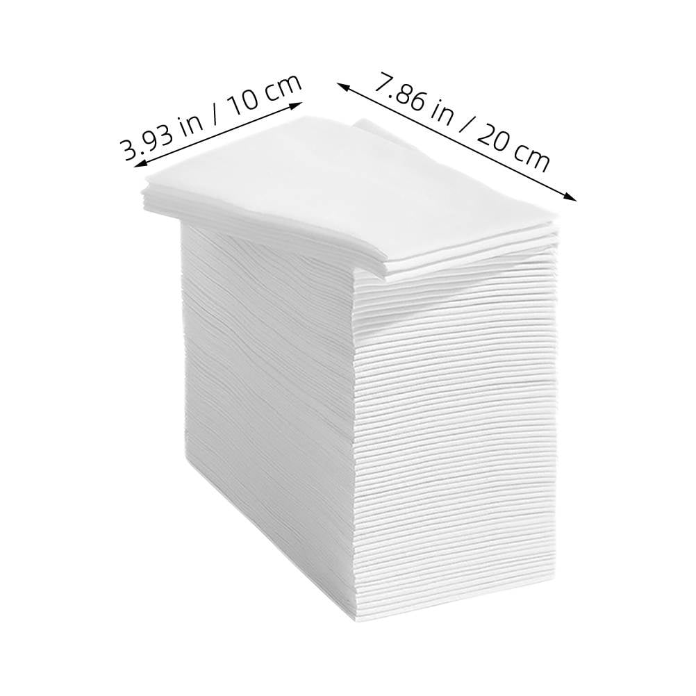 UPKOCH Disposable Hand Towels for Bathroom Paper Thick Folded Design Guest Towels 100pcs