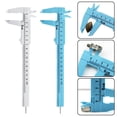 thumbnail image 2 of Bgsha 0-150mm Vernier Calipers Single Rule Scale Plastic Depth Height Measure Tool, 2 of 6