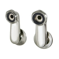 Aqua Vintage AE3SE6 Swivel Elbows for Tub Faucet, Polished Nickel