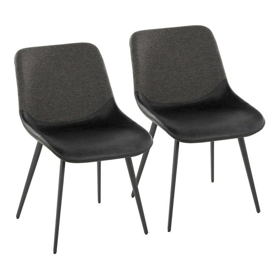 LumiSource Outlaw Two-Tone Chair - Set of 2