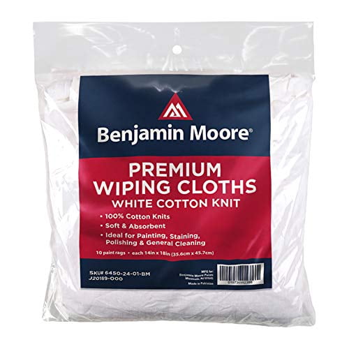 Benjamin Moore WIPING CLOTH COTN 18X14"" (Pack of 24)