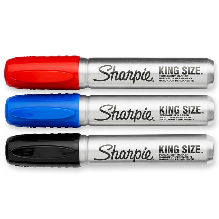 Sharpie King Size Chisel Tip Permanent Markers - 4 pack
