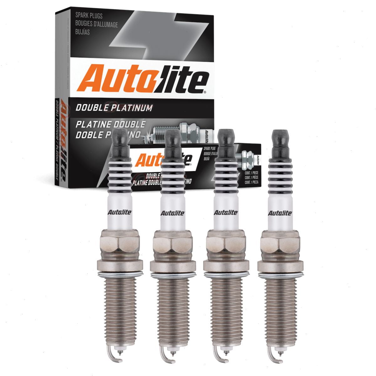 4 pc Autolite Double Platinum Spark Plugs compatible with Nissan Sentra