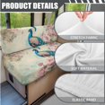 thumbnail image 4 of ZUXONGSY Peacock Peony Print RV Dinette Cushion Covers 4 Pcs Comfortable Camper Cushion Slipcover Stretchable Loveseat Sofa Chair Cover Furniture Protector for RV Camper Car Bench, 4 of 8