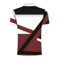 thumbnail image 5 of Mefallenssiah T-Shirt Décontracté Imprimé à Manches Courtes Col Rabattu avec Fermeture Éclair pour Hommes, 5 of 5