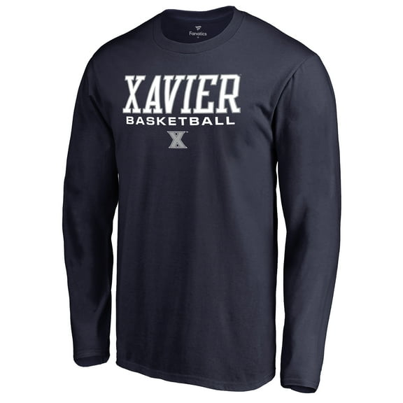 Men's Navy Xavier Musketeers Team Unity Basketball Long Sleeve T-Shirt