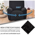 thumbnail image 2 of Recliner Slipcovers -Pieces Lazyboy Recliner Covers Recliner Couch Covers Recliner Chair Cover Non Slip Reclining Slipcovers with Storage Pockets Furniture Protector for Living Room, 2 of 8