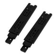 thumbnail image 3 of Uxcell 6" Black Metal Ball Bearing Telescopic Drawer Slide Rail Brackets 2Pcs, 3 of 4