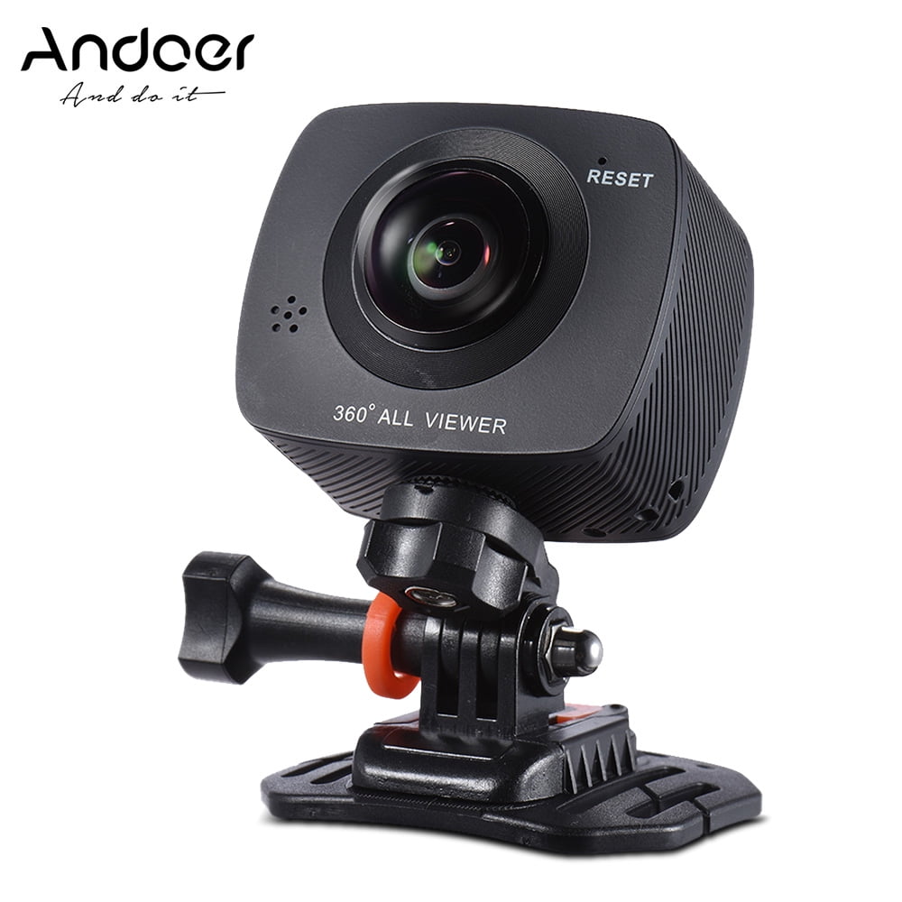 Andoer Dual-lens 360 Degree Panoramic Digital Video Sports Action VR Camera * 960P 30fps HD 8MP - Walmart.com