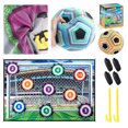 thumbnail image 6 of BLEEUS 100cm Soccer Game Mat Set Foldable Soccer Games For Backyard Lawn (Yellow Ball) Sporting Supplies (Yellow Ball), 6 of 10