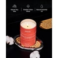 thumbnail image 4 of M&SENSE Orange Vanilla Candles Scented for Home, 21.2oz Non Toxic Natural Candles 120 Hours Long Lasting Burning, Organic Natural Soy Candle Vanilla Scented for Cozy Home & Bathroom Decor, 4 of 8