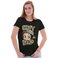 thumbnail image 3 of Betty Boop Urban Camouflage Head Womens Slim Fit Graphic Tee Brisco Brands X, 3 of 5