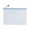 Blue, variant on Nnndbs A4 Mesh Zipper File Bag, Transparent Document Pouch with Zipper Closure for School Office Travel Storage