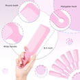 thumbnail image 3 of Boao 6 Pack Plastic Pink Hair Combs, 9 Inch Blending Barber Clipper Combs for Clipper Cuts and Flattops, Heat Resistant Anti-Static Hairdressing Combs (Pink, 6 Pieces), 3 of 6