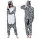thumbnail image 2 of Pijamas de dibujos animados de cebra para hombres y mujeres, Disfraces de Halloween, Kigurumi, monos de felpa, Mono, 2 of 5