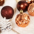 thumbnail image 4 of Christmas Decorations 6/30 Pc Shaped Plastic Christmas Ball Set Christmas Tree Pendant, 4 of 4