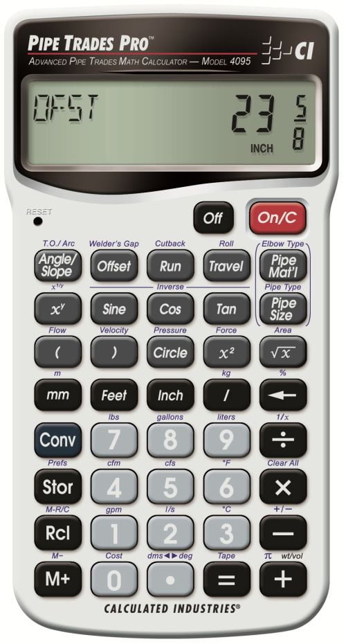 Fоur Расk Pipe Trades Pro 4095 Advanced Pipe Trades Math Calculator