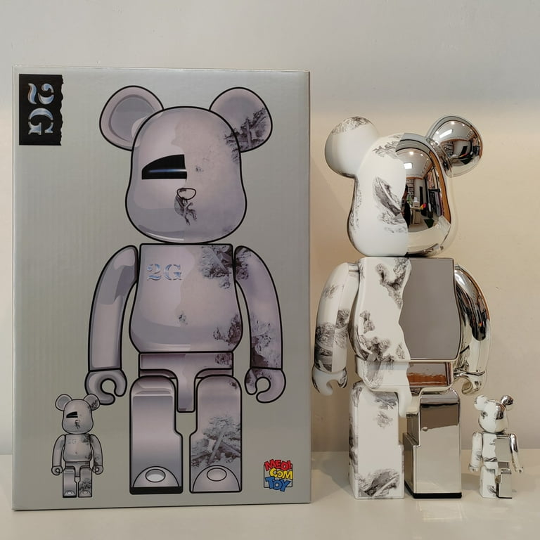 Bearbrick 400%+100% HajimeSorayama 2G Plating Robot Style 11