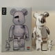 thumbnail image 5 of Figura de regalo coleccionable de Bearbrick 400%+100% HajimeSorayama 2G, estilo robot de 28 pulgadas de altura, 5 of 9