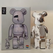 Bearbrick 400%+100% HajimeSorayama 2G Plating Robot Style 11 Inch Height Collection Gift Figure