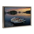 thumbnail image 4 of Stupell Industries Three Boats at Sunset Nautical & Beach Photography Brown Floater Framed Canvas Art Print Wall Art, 31 x 21, 4 of 10