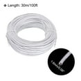thumbnail image 2 of UL1007 22AWG Calibre Trenzado Conexión Cables, PVC Eléctrico Alambre Estañado Cobre Alambre 30 m/100 Pies Blanco para Electrodomésticos Interno Conexión Cable, 2 of 7