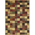 thumbnail image 2 of Unique Loom Barista Collection Moderne à Carreaux Contemporain Tapis_cof001, 2' 2" x 3', Multi/Beige, 2 of 5