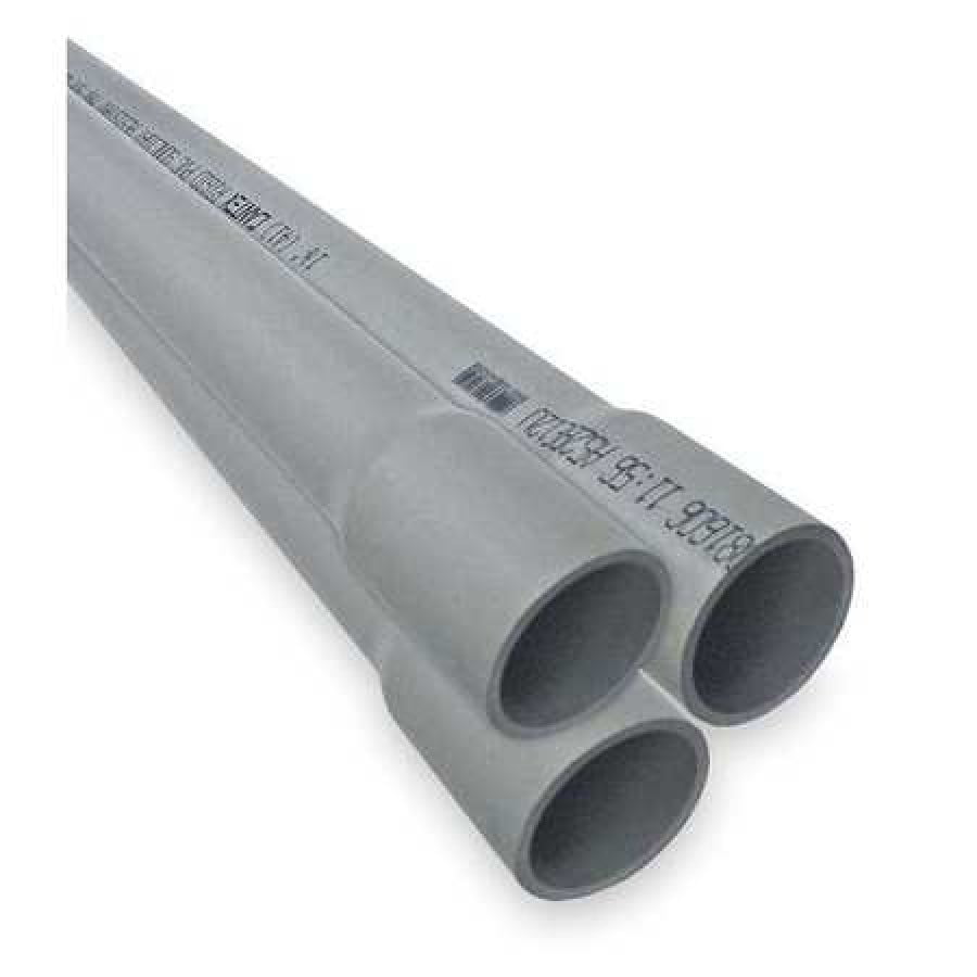 CANTEX A52BE12 Schedule 40 Conduit,11/2 In.,10 ft. L