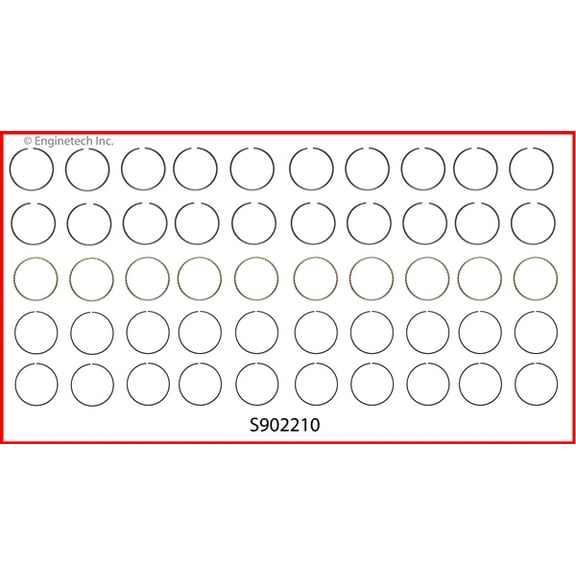 RINGS FORD 6.8L 415 STEEL