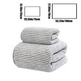 thumbnail image 5 of 2PCS Bath Towel Set, InsCrazy Bath Towels 100% Cotton Towels Bathing Thickened Quick Drying Large Towel Washcloth Water Absorbent Oversized Soft Bathroom Towels 55 X 28Inches, 5 of 7