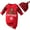 2PC Paid Merry Christmas, variant on ATAIKU Merry Christmas Infant Baby Boy Girl Cotton Outfit Newborn Infant Xmas Romper Jumpsuit with Hat 0-3 Months