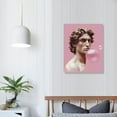 thumbnail image 3 of ONETECH  Gum Poster David Bubble Pop Art Pop Art Wall Decor Pink Pictures Wall Decor Pink Posters for Room Aesthetic Blush Pink Room Decor for Bedroom David, 3 of 4