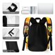 thumbnail image 5 of Hombre Servilleta-theme Backpack, Campus style schoolbag Bookbag with Adjustable Shoulder Straps And Large Zip Compartment, Unisex Travel Bags.42x30x15cm, 5 of 6