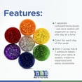 thumbnail image 5 of GMS 7 Day Medicine Pill Organizer - Stackable Pill Box - Ideal for Travel - Fits Small and Larger Tablets, Pills & Vitamin Supplements - Keep Your Daily & Weekly Medicine Organized in One Place -  La, 5 of 5