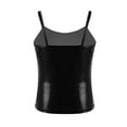 thumbnail image 2 of renvena Kids Little Girls' Cami Shiny Metallic Active Vest Tops for Modern Dance Sports Tee Shirt Performance Costume, 2 of 7