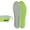 2.5cm, variant on Full-Length Height Increase Insoles, 1.38-Inch Lift, EU Size 41-42, Deep U-Shaped Heel Cup, PU and Mesh Fabric, Gray and Green