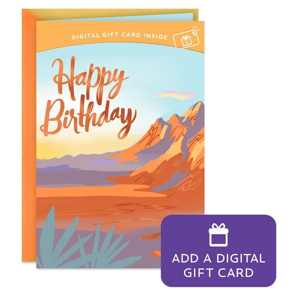 Hallmark Gift Card Greeting Birthday Card for Him (All the Happiness in the World)