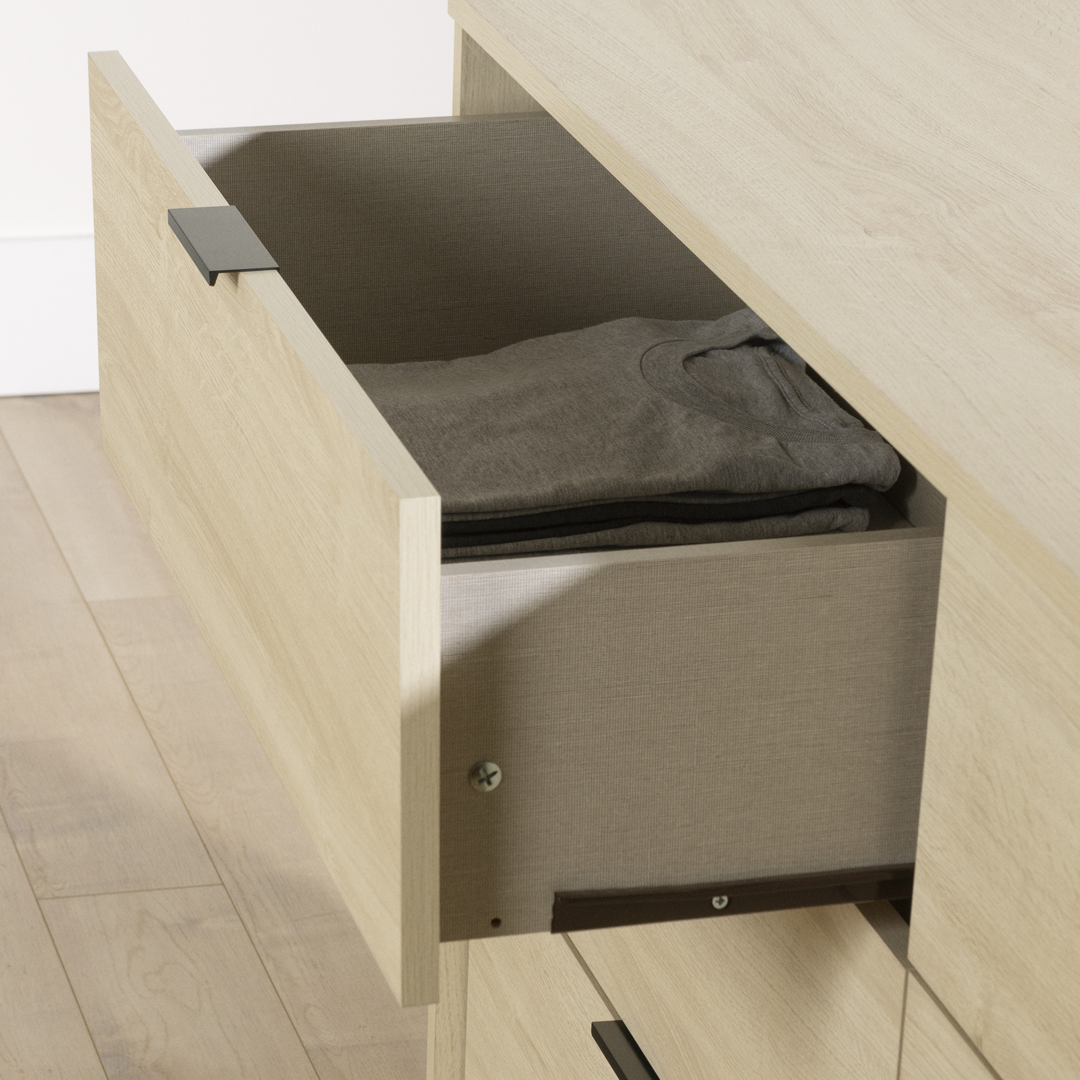 South Shore Oxford, Contemporary Dresser,  Beige