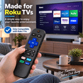 Tc Roku Remote Replacement Remote Control Only for All Roku TV,Compatible for TCL Roku ...