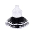 thumbnail image 6 of Miutii Kids Girls Sequins Ballet Dance Dress Sleeveless Gymnastic Leotard Princess Dancewear Silver 4, 6 of 7